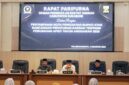 DPRD Kabupaten Sukabumi gelar rapat paripurna Penyampaian Nota Bupati, Senin (4/8/2025).