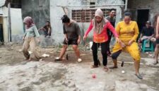 Antusias warga Kampung Badakputih, RT 005 RW 009, mengikuti perlombaan 17 Agustusan.