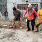 Antusias warga Kampung Badakputih, RT 005 RW 009, mengikuti perlombaan 17 Agustusan.