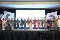 Grand final Mojang Jajaka Kabupaten Sukabumi di Auditorium Universitas Nusa Putra, Jumat (3/10/2025).