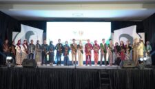 Grand final Mojang Jajaka Kabupaten Sukabumi di Auditorium Universitas Nusa Putra, Jumat (3/10/2025).