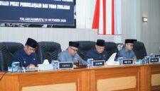 Rapat papurna DPRD Kabupaten Sukabumi di Ruang Sidang Utama, Selasa (14/10/2025). | Foto : Dok. DPRD