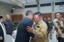 Momen hangat mewarnai acara pisah sambut Dandim 0622/Sukabumi.