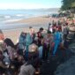 Aksi bersih pantai oleh Dinas Pariwisata Kabupaten Sukabumi