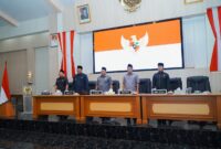 Rapat paripurna Penyampaian Pandangan Umum Fraksi-Fraksi DPRD Kabupaten Sukabumi