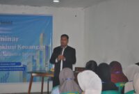 Seminar peningkatan inklusi keuangan, Senin (15/12/2025).