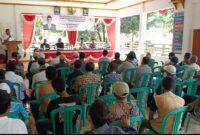 Warga Desa Purwasedar, Kecamatan Ciracap saat menghadiri reses Anggota DPRD Fraksi PKB, Dadang Hermawan, Rabu (4/2/2026).