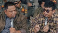 Ketua DPRD Kabupaten Sukabumi, Budi Azhar Mutawali (kiri) saat menerima audiensi Aliansi Kaum Muda