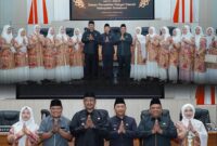 DPRD Kabupaten Sukabumi gelar halal bihalal di Ruang Paripurna