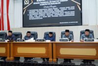 Rapat Paripurna DPRD Kabupaten Sukabumi, Senin (10/8/2026).