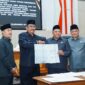 DPRD bersama Pemerintah Daerah Kabupaten Sukabumi sahkan Raperda Disabilitas menjadi Perda, Kamis (6/8/2026).