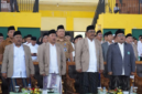 Ketua DPRD Kabupaten Sukabumi, Budi Azhar Mutawali (kiri), saat menghadiri pelantikan pengurus MUI, Selasa (1/9/2026).