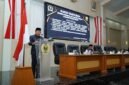Wakil Bupati Sukabumi, Andreas, saat menyampaikan nota pengantar raperda perubahan APBD 2026, Kamis (3/9/2026).