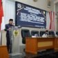 Wakil Bupati Sukabumi, Andreas, saat menyampaikan nota pengantar raperda perubahan APBD 2026, Kamis (3/9/2026).