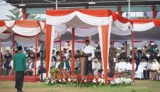 Bupati Sukabumi, Asep Japar, dalam Upacara Peringatan Hari Santri Tingkat Kabupaten Sukabumi, Kamis (22/10/2026).