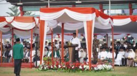 Bupati Sukabumi, Asep Japar, dalam Upacara Peringatan Hari Santri Tingkat Kabupaten Sukabumi, Kamis (22/10/2026).