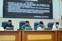 Rapat Paripurna DPRD Kabupaten Sukabumi, Selasa (13/10/2026).