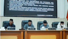 Rapat Paripurna DPRD Kabupaten Sukabumi, Selasa (13/10/2026).