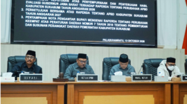 Rapat Paripurna DPRD Kabupaten Sukabumi, Selasa (13/10/2026).